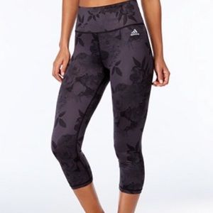 NWOT Adidas Floral Capri Leggings